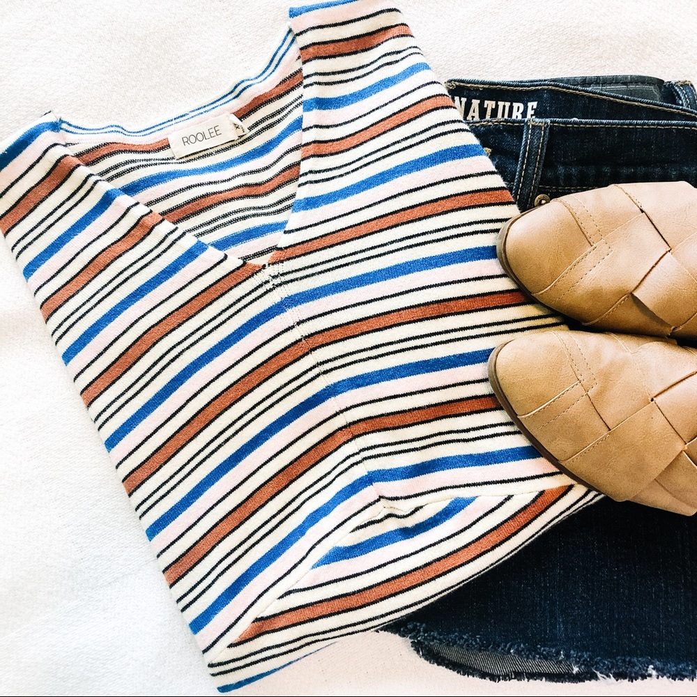 Roolee Giotto Striped Top